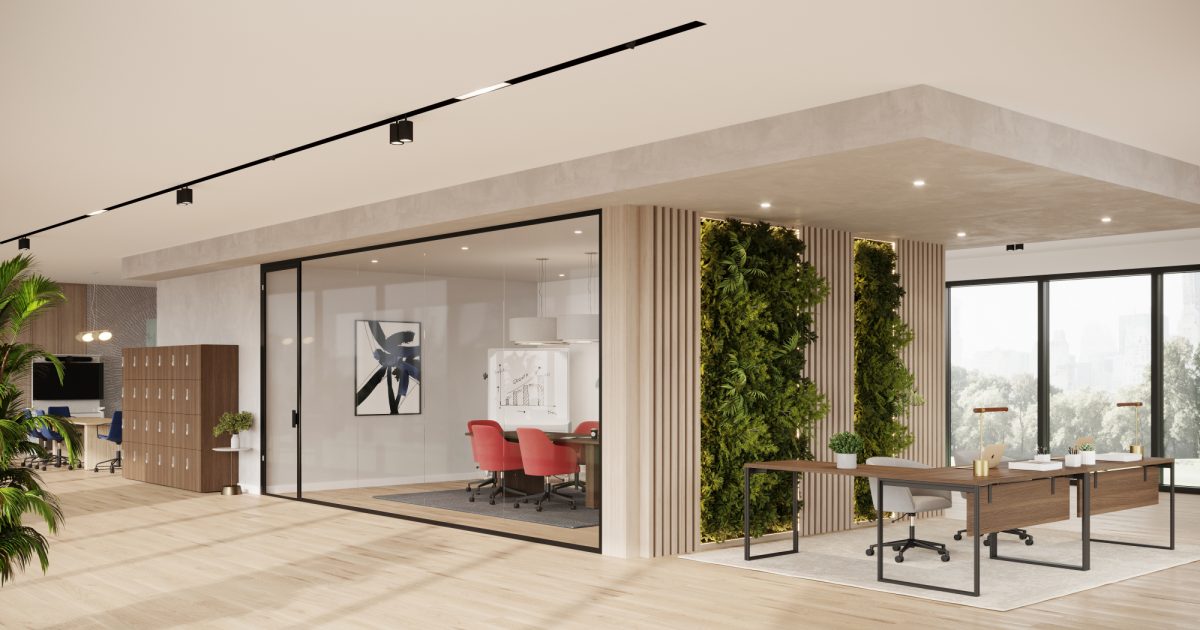 Office Design Examples Modern Executive Office Interior Design: