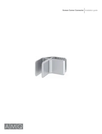 Document cover image of AMQ 3 F X SCC Installation