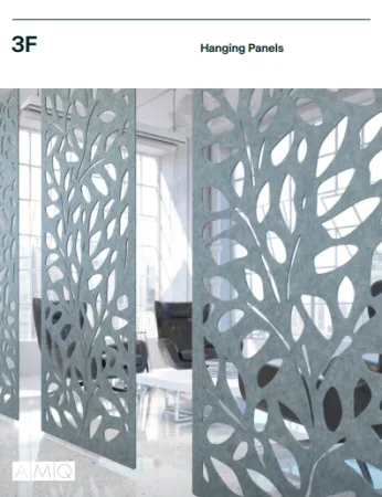 Document cover image of 3F Hanging Panels Spec Sheet