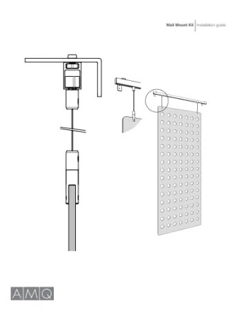 Document cover image of 3F Hanging Panels Wall Mount Installation Guide