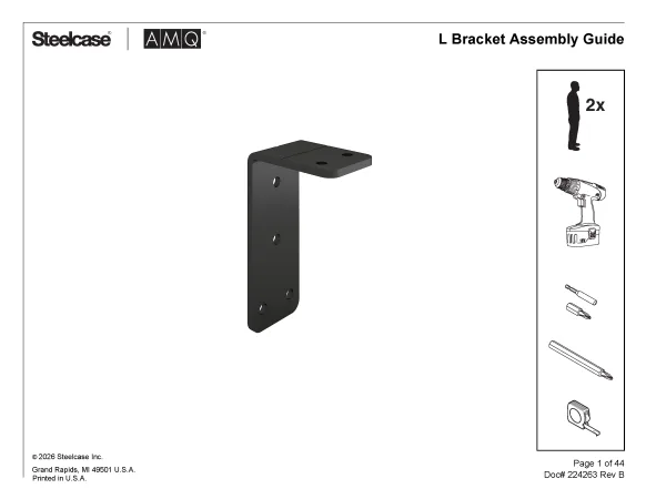 Document cover image of AMQ 3F LB Installation